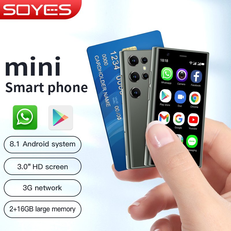 SOYES S23 Pro 3 Inches Touch Screen Mini Size Double cameras 3G Android Smartphone